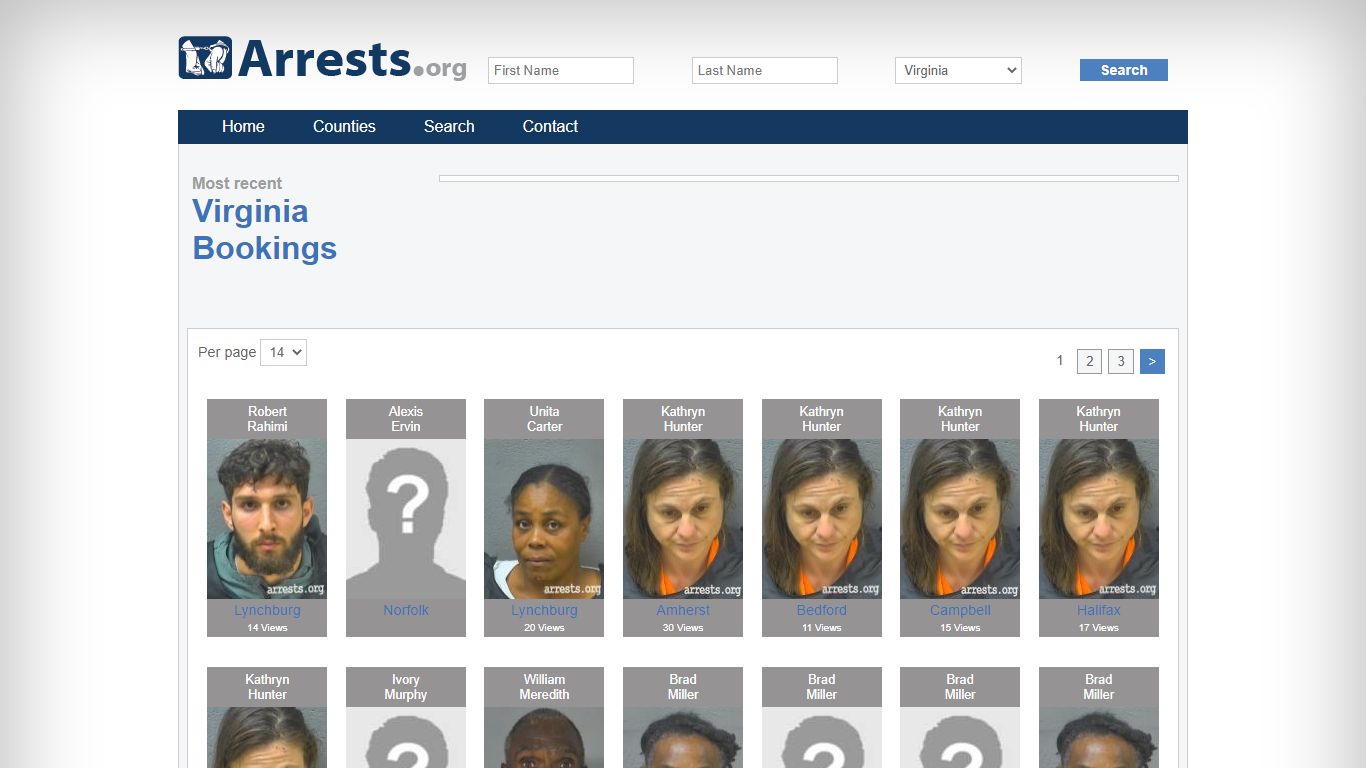 Virginia Arrests and Inmate Search